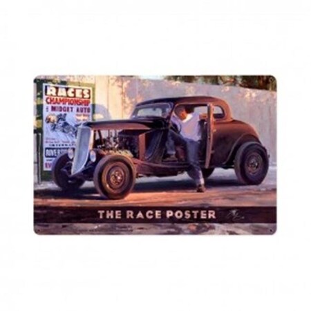 Tom Fritz TF028 The Race Poster Metal Sign